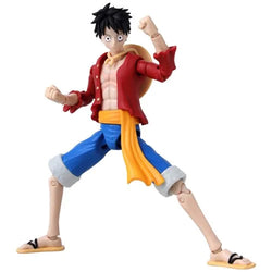 BANDAI NAMCO One Piece Anime Heroes Monkey D. Luffy Version 2 Action Figure