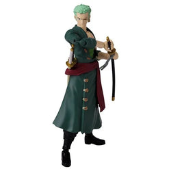 BANDAI NAMCO One Piece Anime Heroes Roronoa Zoro Action Figure