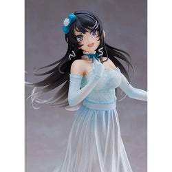 TAITO Rascal Does Not Dream of Bunny Girl Senpai Mai Sakurajima Party Dress Version Coreful Statue