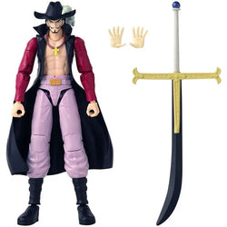 BANDAI NAMCO One Piece Anime Heroes Dracule Mihawk Action Figure