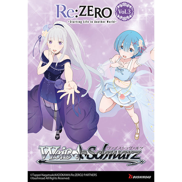 (Pre-Order) Weiß Schwarz - Re:ZERO -Starting Life in Another World- Vol.3 Booster Box