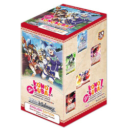 weiss schwarz konosuba booster box Schwarz: Box: - God's blessing on this wonderfu Every pack has a chance to contain a Sign card from the voice actors First ever Konosuba booster pack