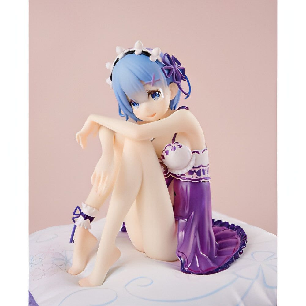 Kadokawa Re:Zero Starting Life in Another World KD Colle Rem Birthday Purple Lingerie Version 1:7 Scale Statue