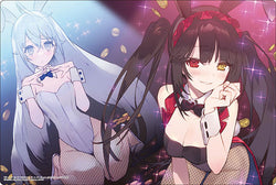 BUSHIROAD Rubber Mat Collection v2 Date A Bullet "Kurumi Tokisaki & Hibiki Higoromo" Bunny Ver.
