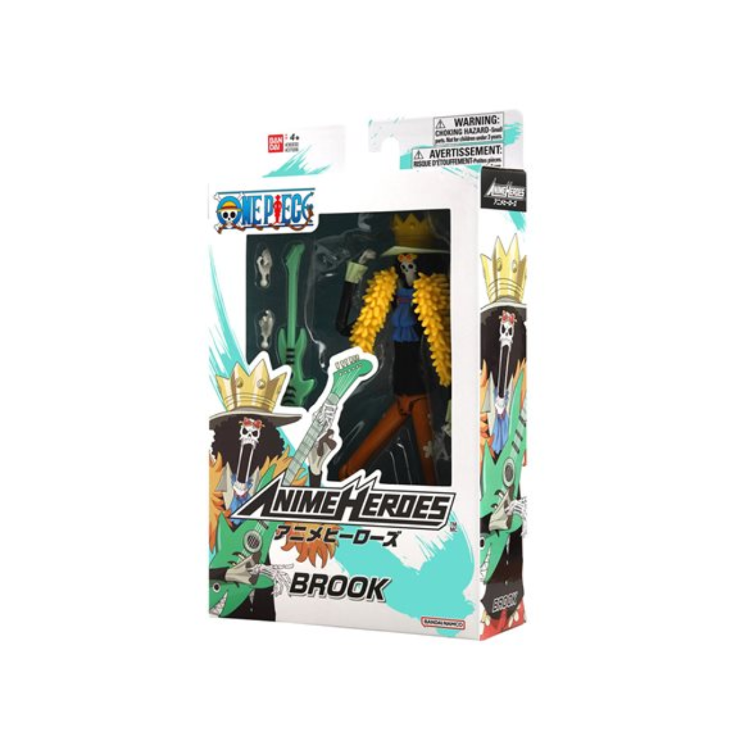 BANDAI NAMCO One Piece Anime Heroes Brook Action Figure