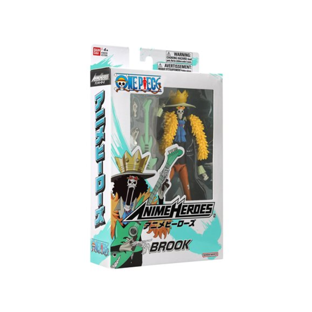 BANDAI NAMCO One Piece Anime Heroes Brook Action Figure