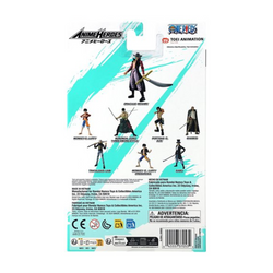 BANDAI NAMCO One Piece Anime Heroes Dracule Mihawk Action Figure
