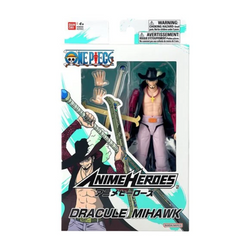 BANDAI NAMCO One Piece Anime Heroes Dracule Mihawk Action Figure