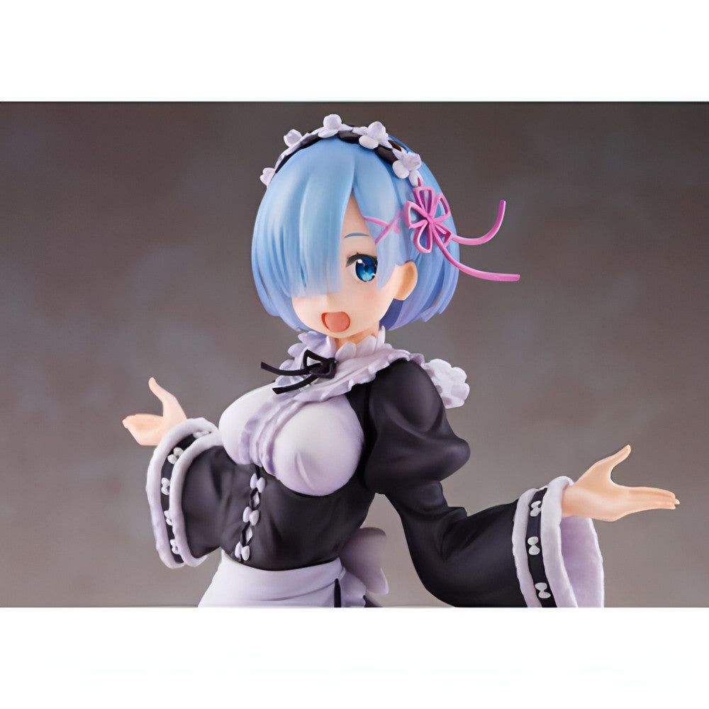 Taito Re:Zero Starting Life in Another World Rem Winter Maid Version AMP Statue