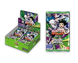 hunter x hunter booster box Union Arena TCG: Vol.2 - UEX04BT (Sealed Case of 16) Action Point Card UNION ARENA BOOSTER PACK HUNTERHUNTER